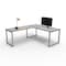 We'Re It Connect It L-Shaped Desk, 77 in D X 30 in H, 60 in W X Thermally Fused Laminate DI60304824L1BBF-BS-GO - alternate 8